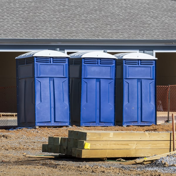 how often are the porta potties cleaned and serviced during a rental period in Mount Arlington New Jersey